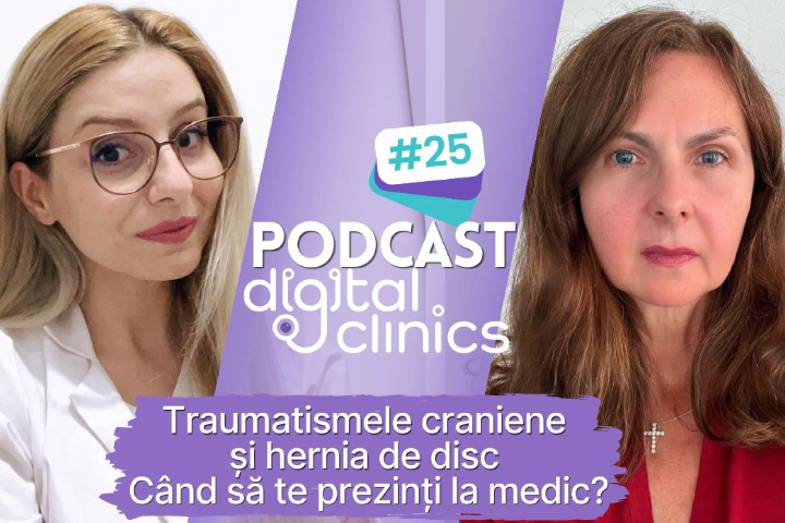 Podcast #25 - Traumatismele craniene și hernia de disc - când să te prezinți la medic?